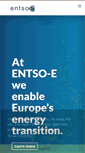 Mobile Screenshot of entsoe.eu